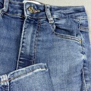 Zara Womens High Waisted Skinny Jeans Blue‎ Denim Size 2
